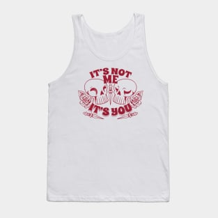 Anti valentines day skulls Tank Top